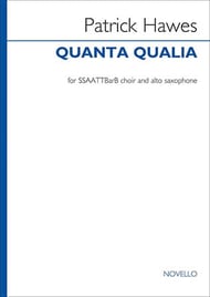 Quanta Qualia SSAATTBB choral sheet music cover Thumbnail
